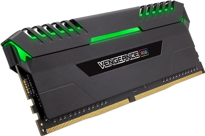 Corsair Vengeance RGB schwarz UDIMM 64GB Kit, DDR4-3200, CL16-18-18-36