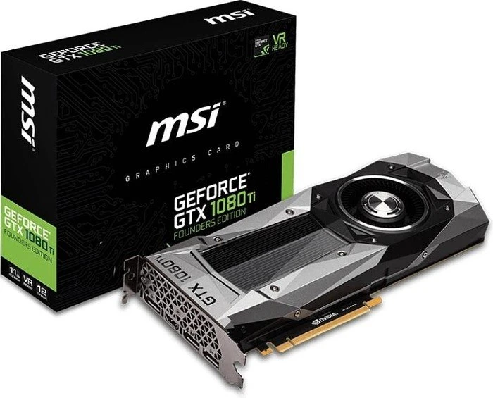 MSI GeForce GTX 1080 Ti Founders Edition, 11GB GDDR5X, HDMI, 3x DP