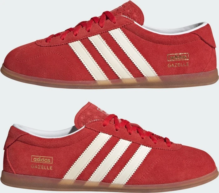 adidas Gazelle Lo Pro better scarlet/cloud white/gum