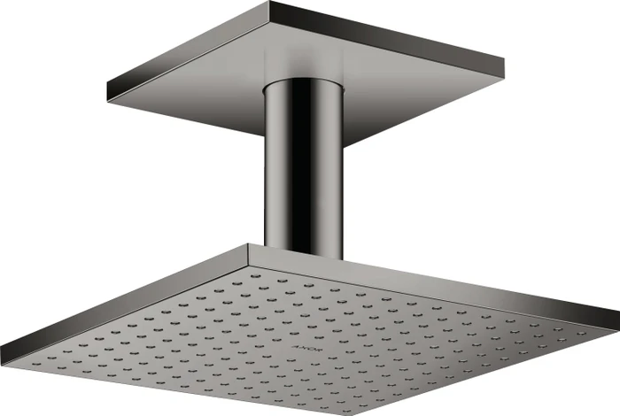 Hansgrohe Axor ShowerSolutions Kopfbrause 250/250 2jet mit Deckenanschluss polished black chrome