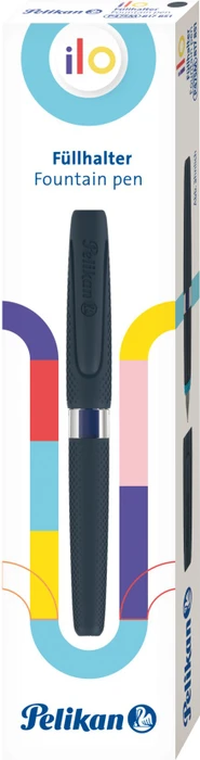 Pelikan ilo schwarz, rechte Hand/linke Hand, mittel, Faltschachtel