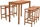 Garden Pleasure Palmdale Bar-Set, 5-tlg. (985153-1)