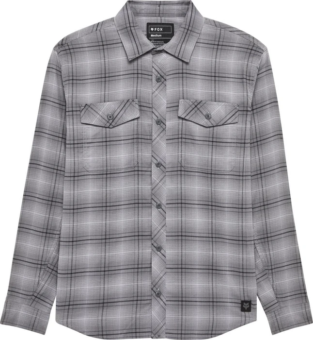 Fox Racing Survivalist Stretch Flannel Hemd langarm light grey (Herren)
