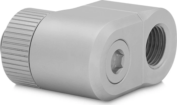 EK Water Blocks Quantum Line EK-Quantum Torque Rotary Offset 21, G1/4", 21mm Versatz, Satin Titanium