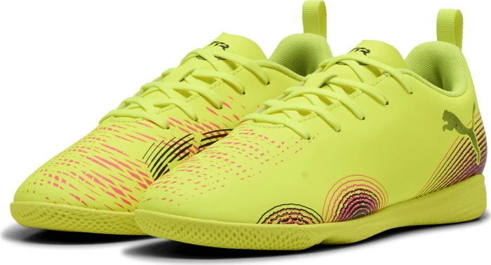 Puma Future 8 Play IT yellow alert/puma black/sun struck (Junior)