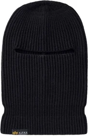 Alpha Industries Label Sturmhaube schwarz