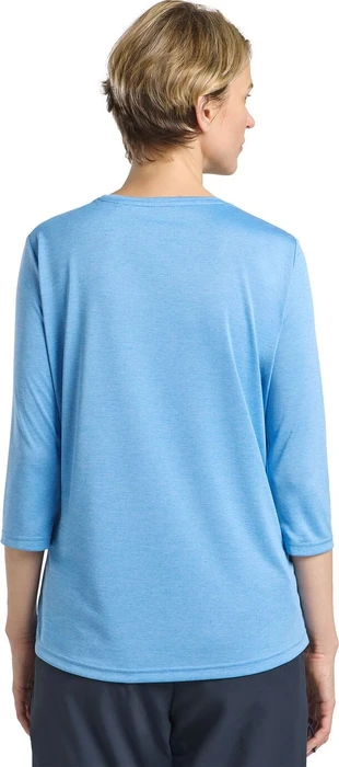 Jack Wolfskin Crosstrail Funktionsshirt 3/4 mid blue (Damen)