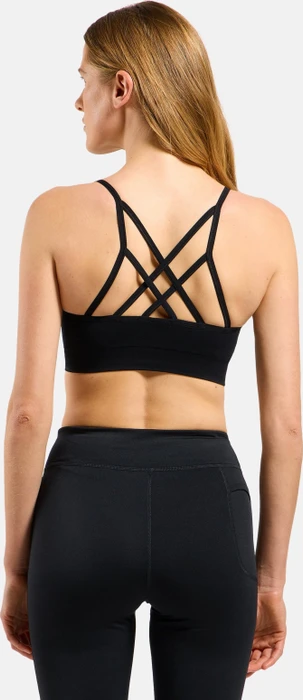 Odlo Seamless Soft Reversible Sport-BH black/grey melange (Damen)