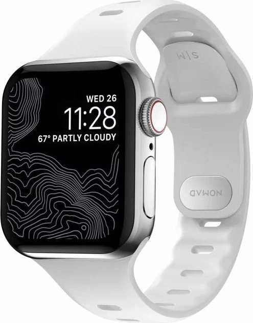 Nomad Sport Band Slim für Apple Watch 38mm/40mm/41mm weiß