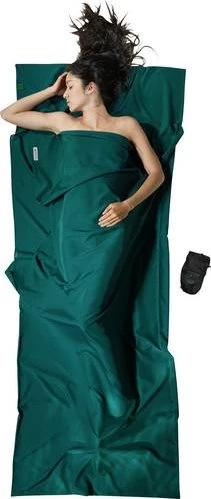 Cocoon TravelSheet Mikrofaser Hüttenschlafsack moss green