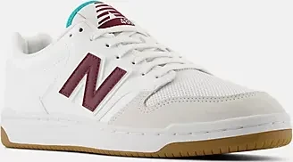 New Balance 480 white/nb burgundy/airyteal (Herren)