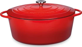 Küchenprofi Provence Bratentopf oval 40.5x26cm 7l rot