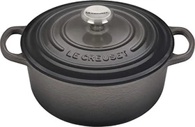 Le Creuset Signature Gusseisen Bräter rund 20cm 2.4l flint