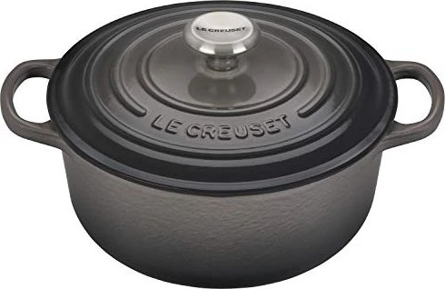 Le Creuset Signature Gusseisen Bräter rund 20cm 2.4l flint