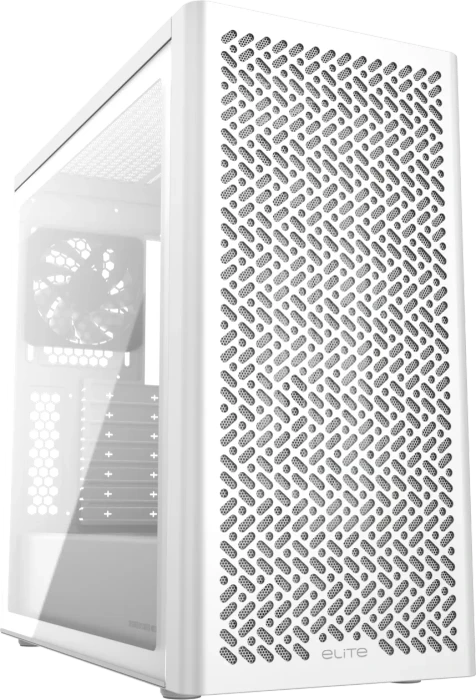 Cooler Master Elite 502 Lite White, Glasfenster