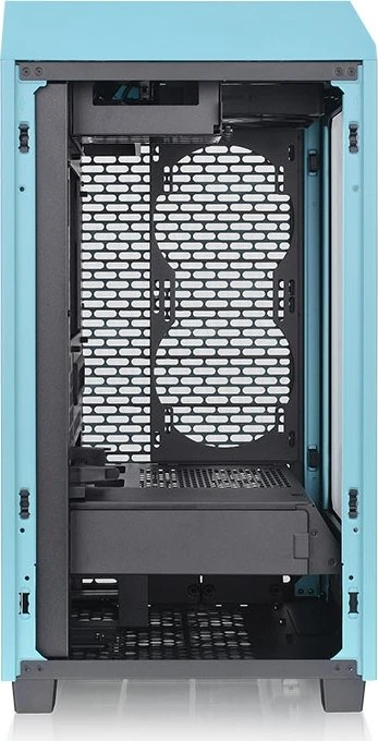 Thermaltake The Tower 200 Turquoise, türkis, Glasfenster, Mini-ITX