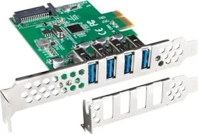 Lanberg 4x USB-A 3.0, PCIe 2.0 x1 (PCE-US3-004)