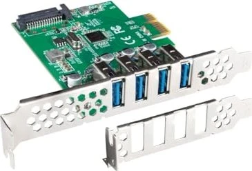 Lanberg 4x USB-A 3.0, PCIe 2.0 x1