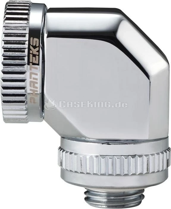 Phanteks Glacier G1/4" Rohranschluss 90° 16mm chrome