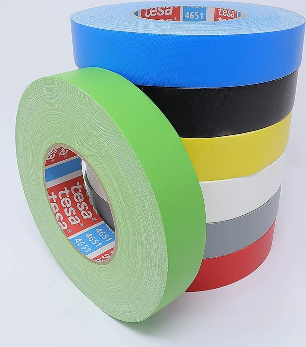 tesa tesaband 4651 Premium grün, Gewebeband, 19mm/50m, 1 Stück