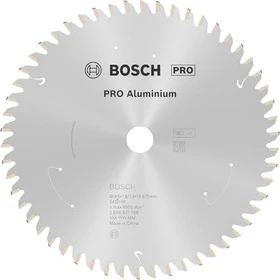 Bosch Professional Standard for Aluminium Kreissägeblatt 54Z, 165x1.3x16mm, 1 Stück