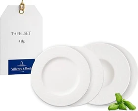 Villeroy & Boch Manufacture Rock Tafelservice blanc, 4-tlg.