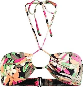 Roxy Printed Beach Classics Neckholder Bikini-Oberteil anthracite/palm song (Damen)
