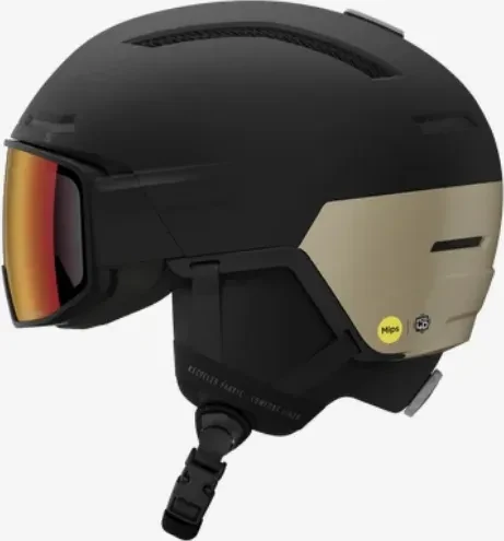 Salomon Driver Pro Sigma Photo MIPS Helm black/light bronze metallic