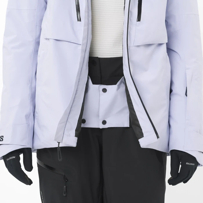 Salomon Brilliant Skijacke cosmic sky (Damen)