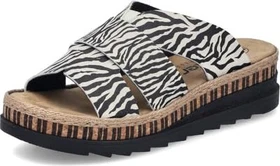 Rieker Pantoletten V7989 animalprint (Damen)