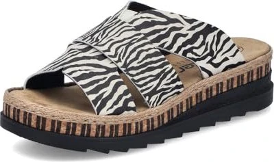 Rieker Pantoletten V7989 animalprint (Damen)
