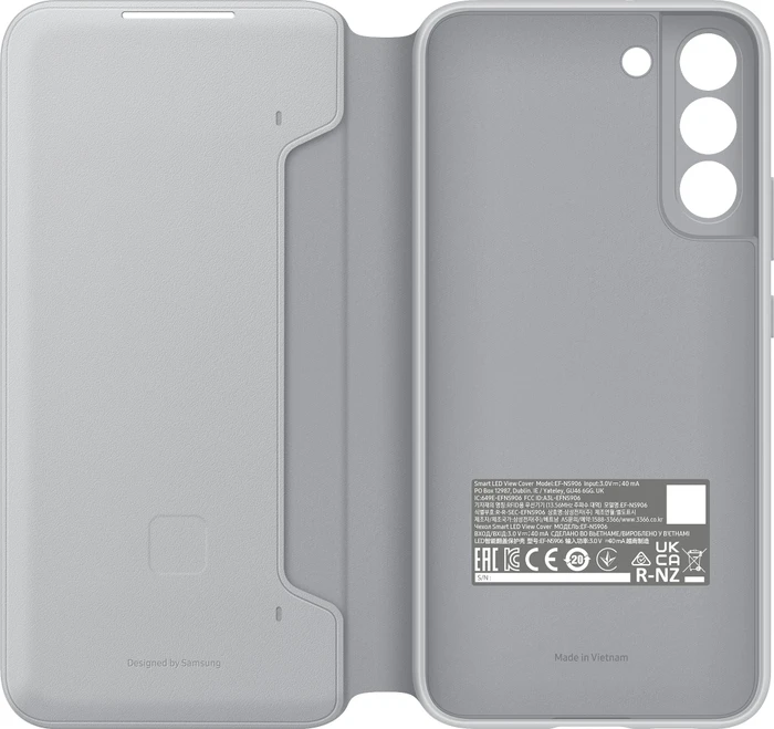 Samsung Smart LED View Cover für Galaxy S22+ Light Gray