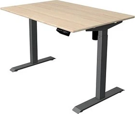 Kerkmann Move 1 elektrisch höhenverstellbarer Sitz-Steh-Schreibtisch 120x80cm Ahorn/anthrazit