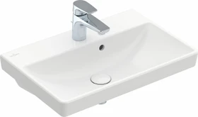 Villeroy & Boch Avento Handwaschbecken 55x37x18cm, mit Überlauf, weiß alpin