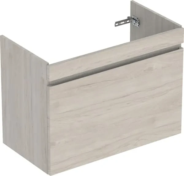 Geberit Renova Plan Unterschrank für Waschtisch 83.2x60.6x44.6cm, 1 Schublade, 1 Innenschublade, Nussbaum hickory hell
