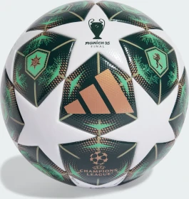 adidas UCL 2024/2025 Knockout Stages League Fußball white/shadow green/hi-res green