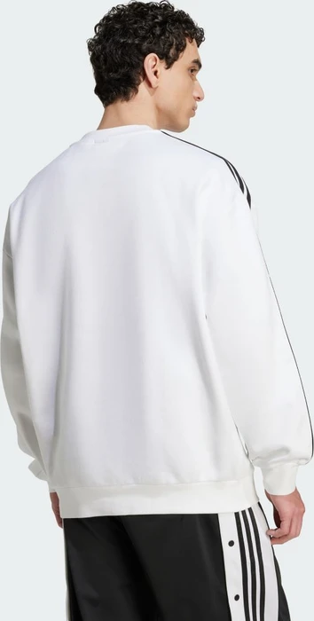 adidas Adicolor Oversized Crew Sweatshirt weiß/schwarz (Herren)