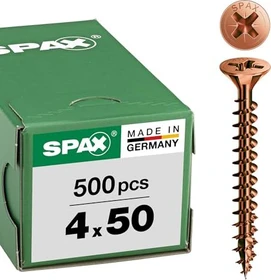 Spax brüniert C1A 4CUT PZ2 Universalschraube, 4x50mm, 500 Stück