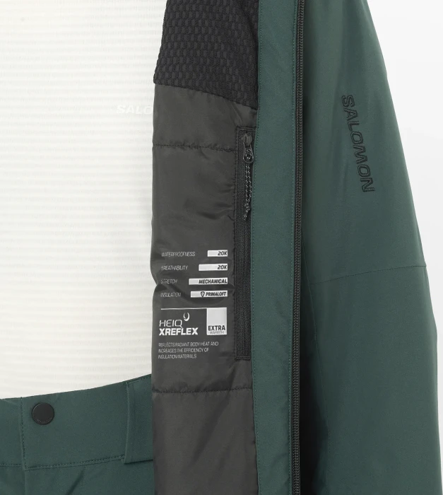 Salomon Brilliant Skijacke green gables (Damen)