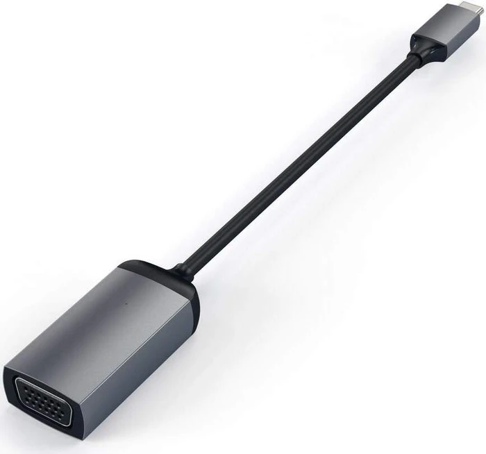 Satechi USB-C auf VGA Adapter, space gray