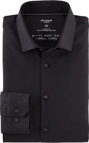 OLYMP No. Six 24/Seven Modern Kent Hemd langarm schwarz (Herren)