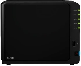 Synology DiskStation DS412+, 1GB RAM, 2x RJ-45 1000Base-T, 2x USB-A 3.0