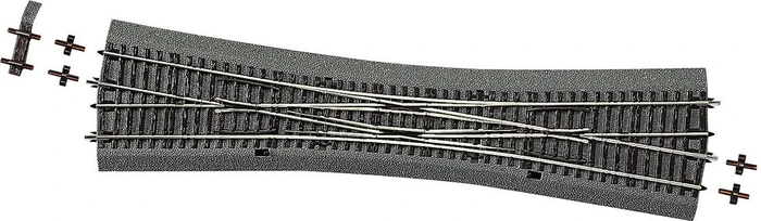 Roco - Spur H0 Gleis - Doppelkreuzungsweiche DKW10