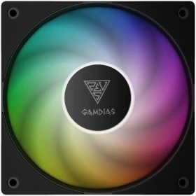 Gamdias Notus M1-1201 ARGB, schwarz, 120mm