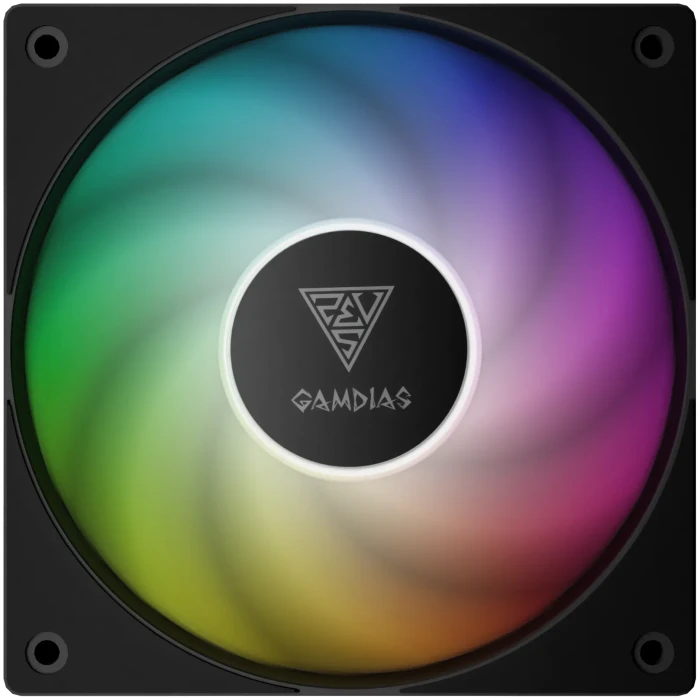 Gamdias Notus M1-1201 ARGB, schwarz, 120mm