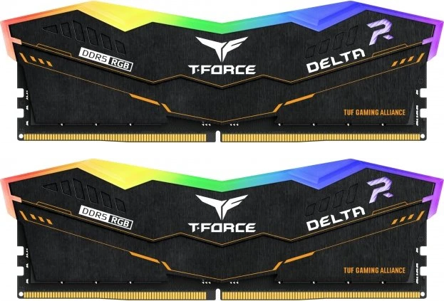 TeamGroup T-Force DELTA TUF Gaming Alliance RGB UDIMM 32GB Kit, DDR5-6000, CL38-38-38-78, X8