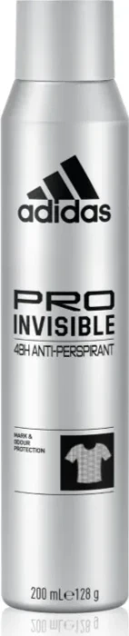 adidas Pro Invisible 48H Deodorant Spray, 200ml