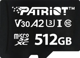Patriot VX Series R90/W80 512GB, UHS-I U3, A2, Class 10