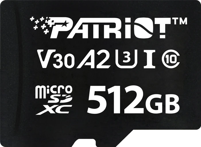 Patriot VX Series, microSD UHS-I U3, A2, V30