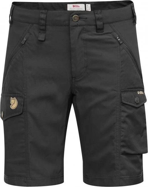 Fjällräven Nikka Curved Hose kurz schwarz (Damen)